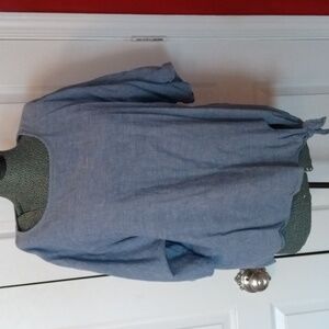 Time and Tru Denim Blue Top